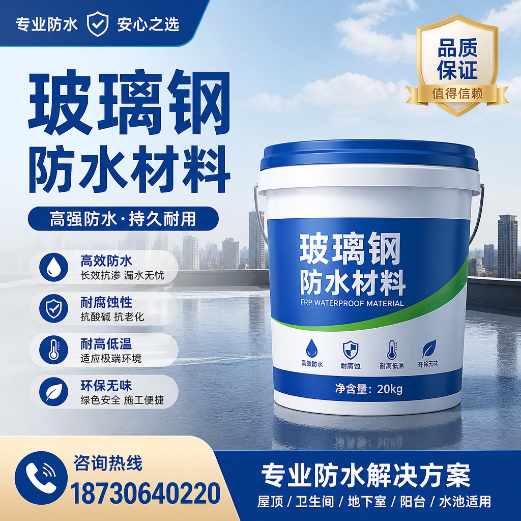 了解玻璃钢防水材料的市场趋势，阿里 企业不可不知